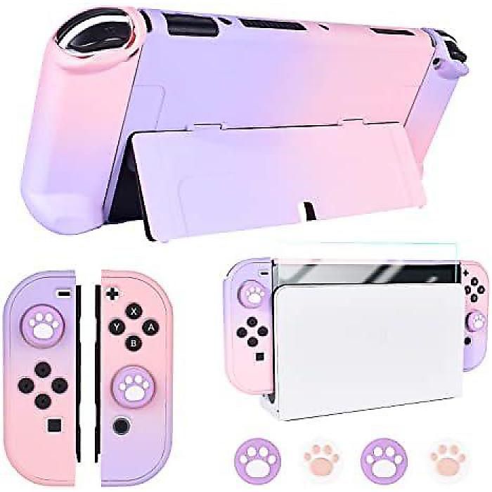 Etui case ochronne do nintendo switch dlseego z 2 szkłami hartowanymi