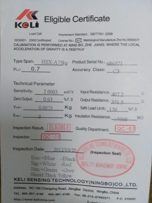 Продам тензодатчик