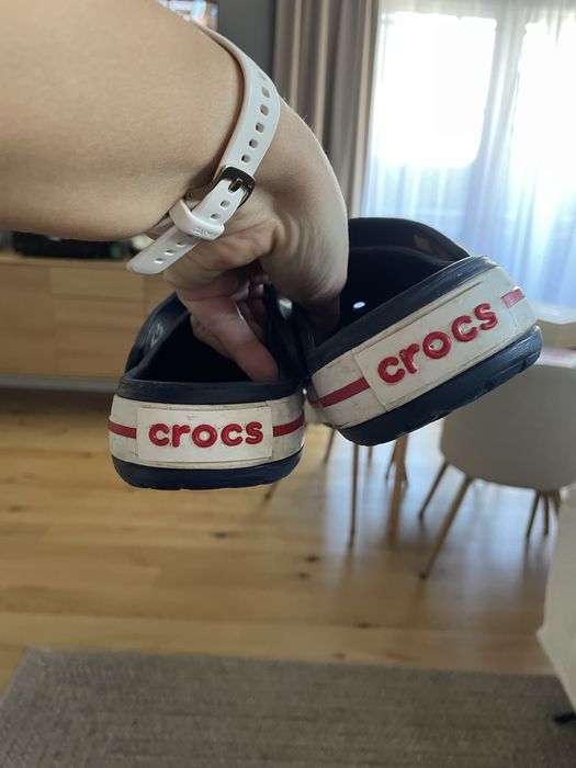 Crocs 5 granatowe