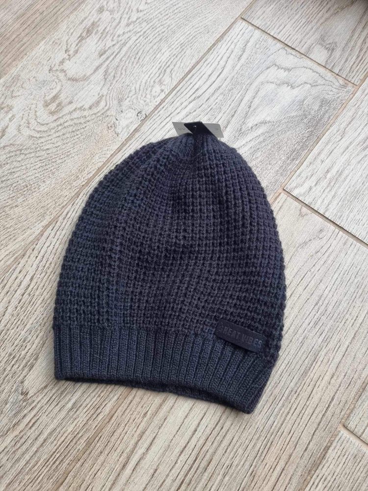 H&M czapka zimowa szara 134/170