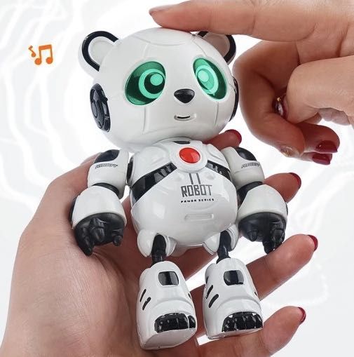 Interaktywna Śpiewająca Panda Gra Świeci Powtarza Robot Dla Dzieci