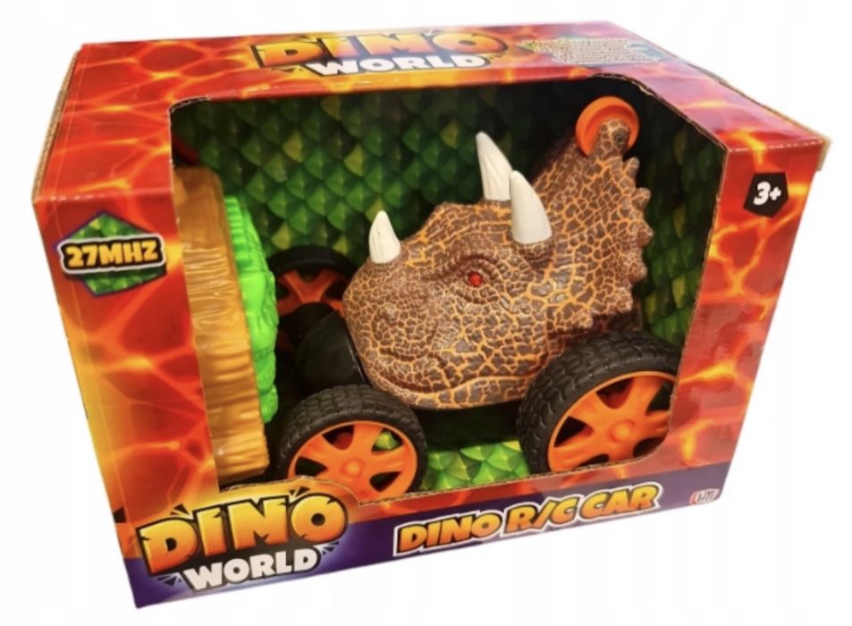 Zdalnie sterowany samochód RC Dinozaur Brązowy