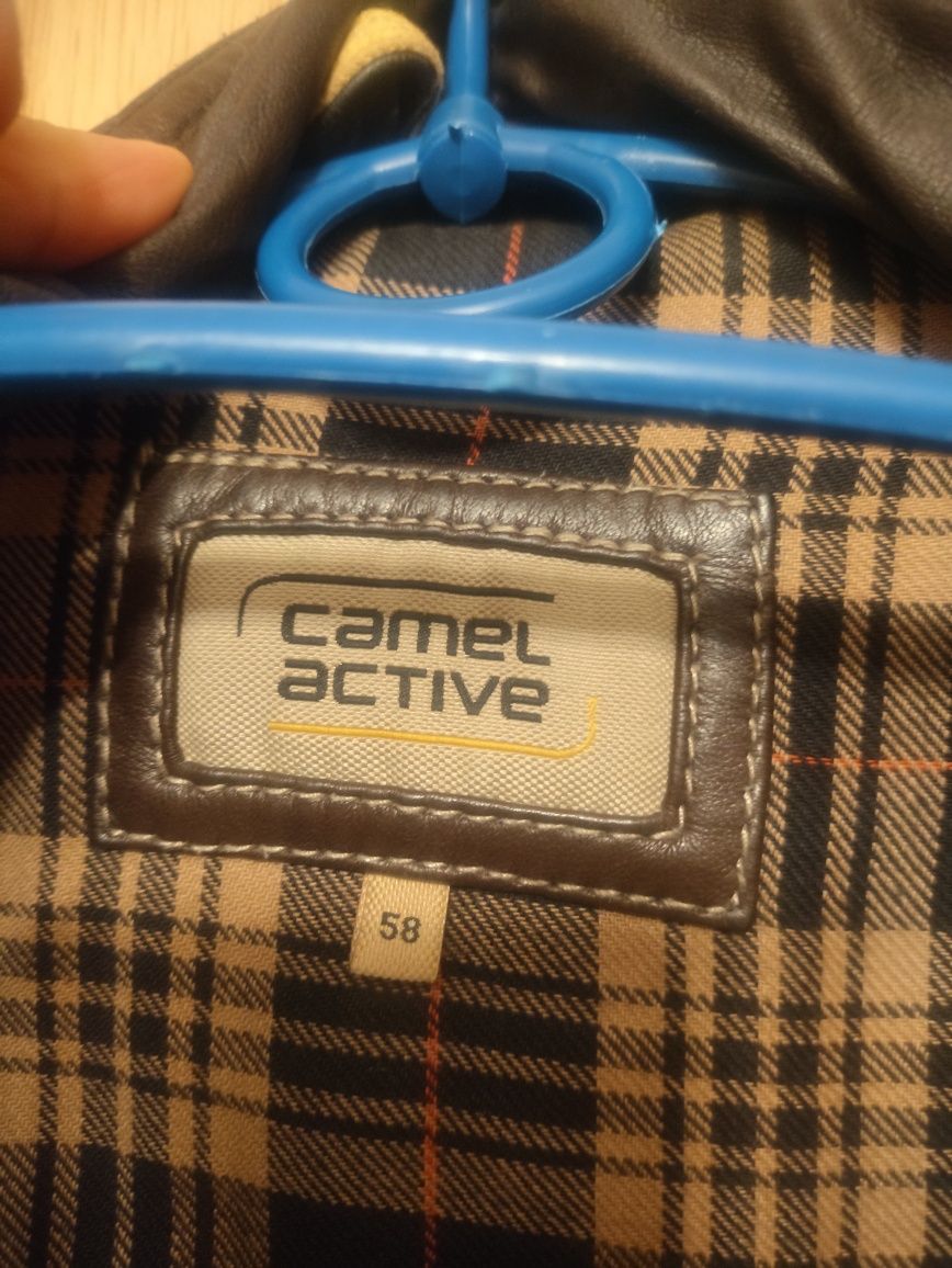 Куртка чоловіча шкіряна Camel active