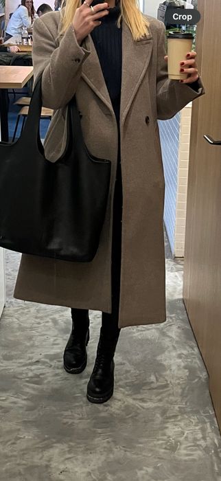 Пальто Mango, вовна 50%, розмір М