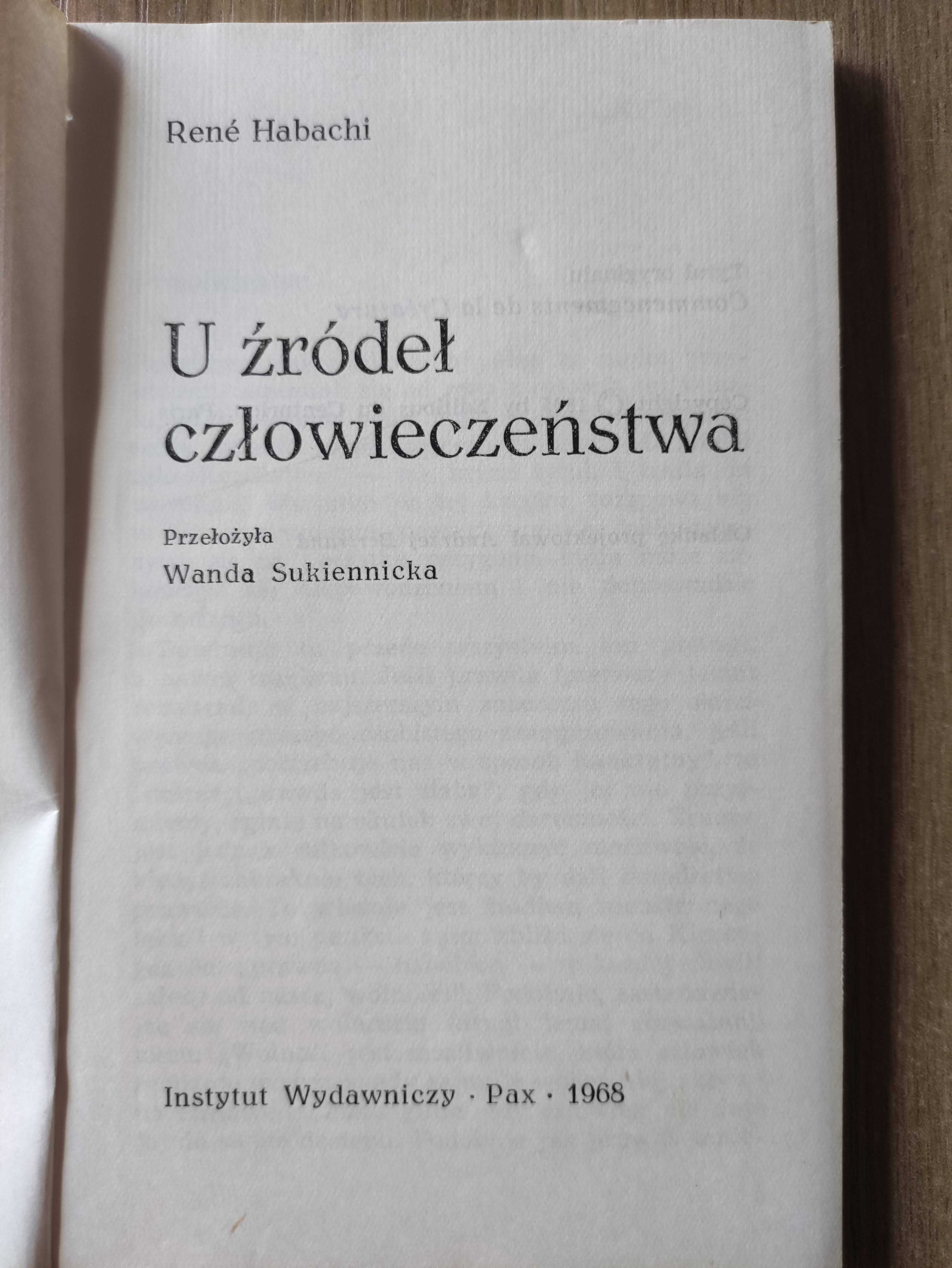 U źródeł człowieczeństwa - Rene Hibachi