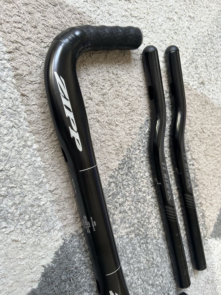 Kierownica Base bar ZIPP + baty Trimax