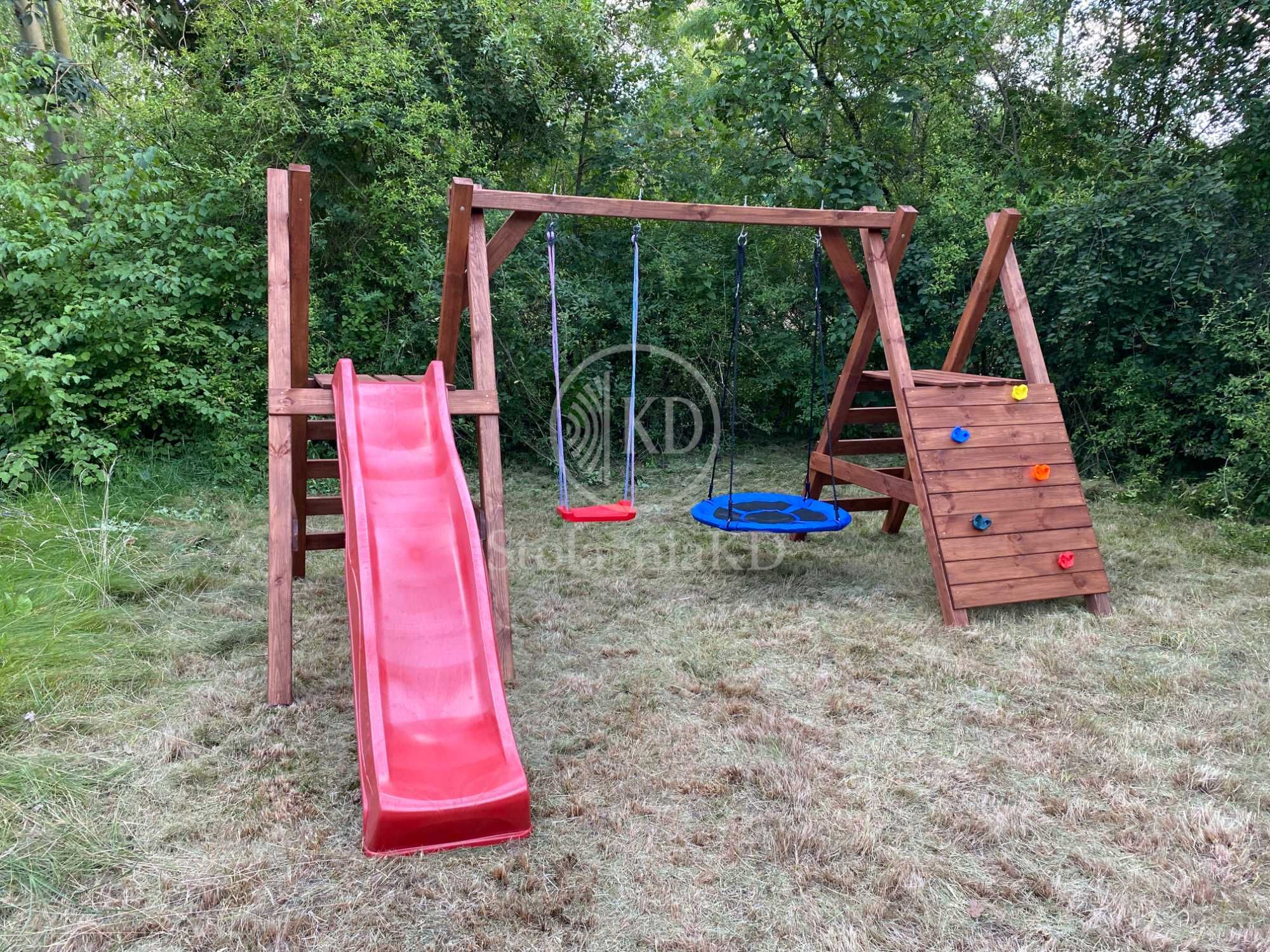 -> Plac Zabaw dla Dzieci zjeżdżalnia domek dla dziecka huśtawki GRATIS