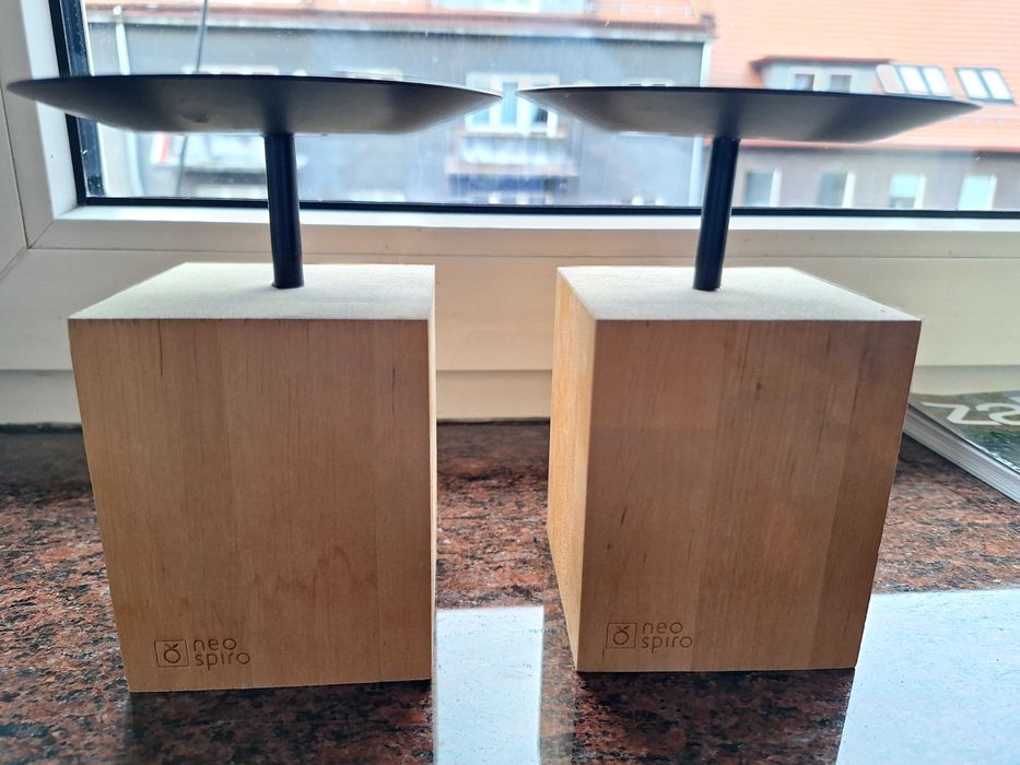 Świecznik drewniany