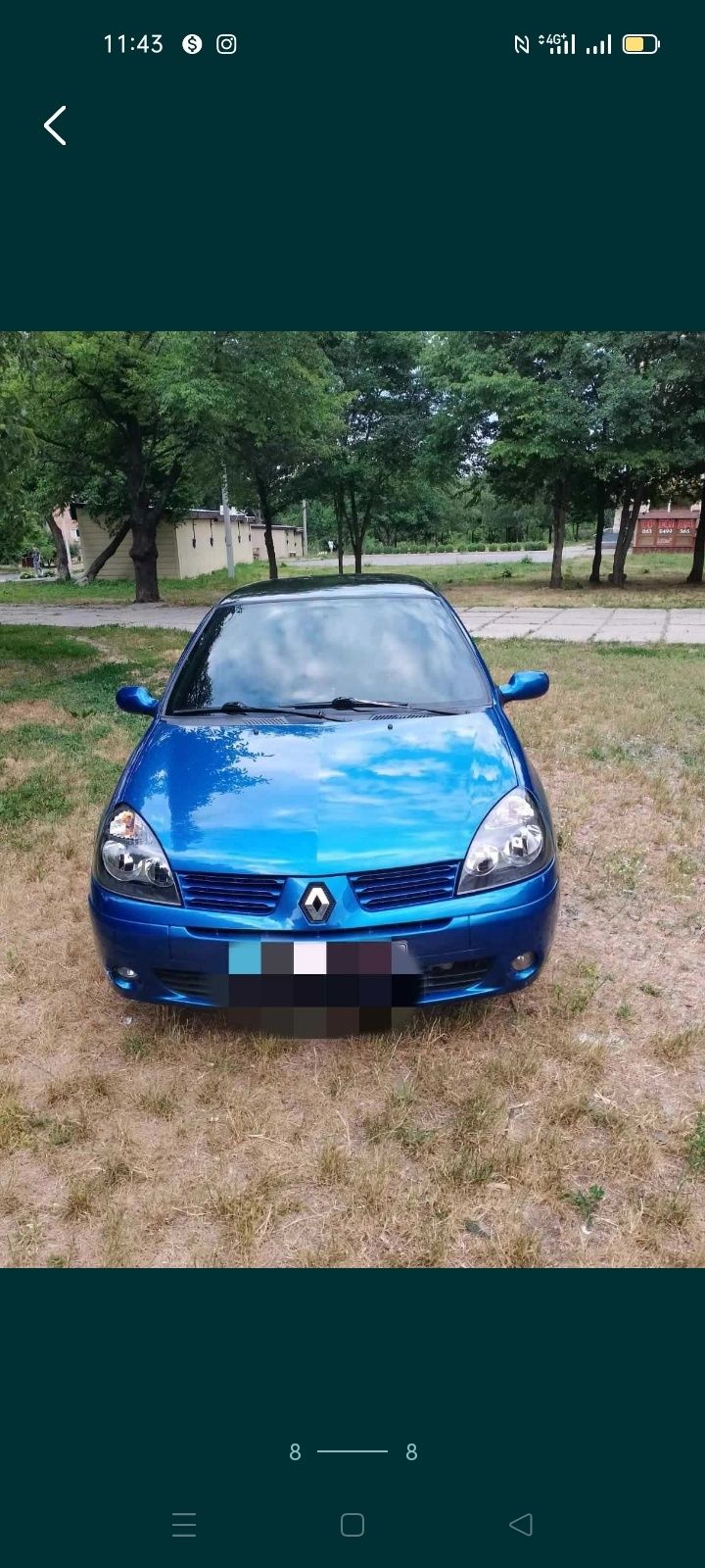 Продам машину Renault clio