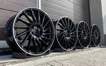 4x felgi aluminiowe Czarne 5x112 r18 et30 8J Alufelgi Oryginał Keskin
