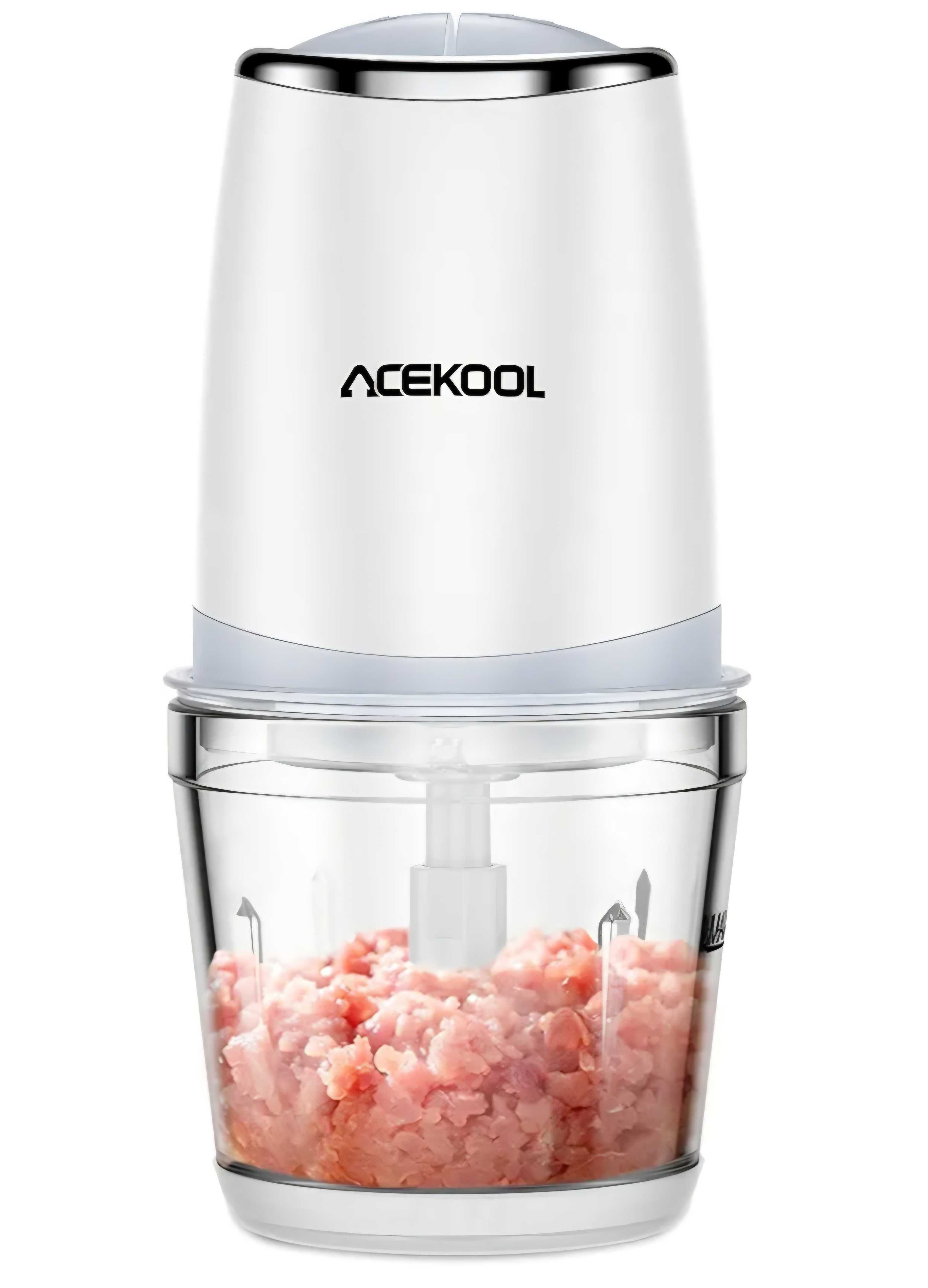 Blender rozdrabniacz elektryczny 300W szklany pojemnik 600ml Acekool