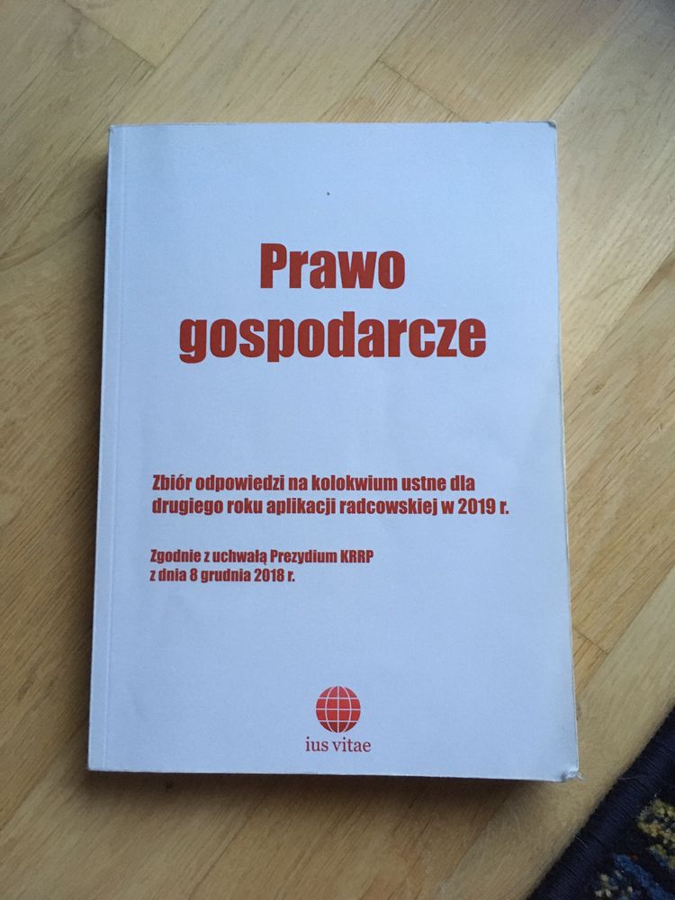 Prawo gospodarcze aplikacja radcowska kolokwium