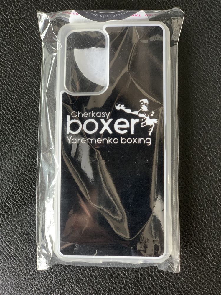 Чохол, бампер накладка на Samsung Galaxy A52 з логотипом boxer, чехол