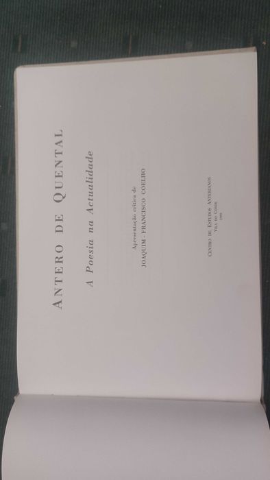 Antero de Quental A Poesia na Actualidade