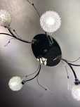 Lampa sufitowa z kryształkami