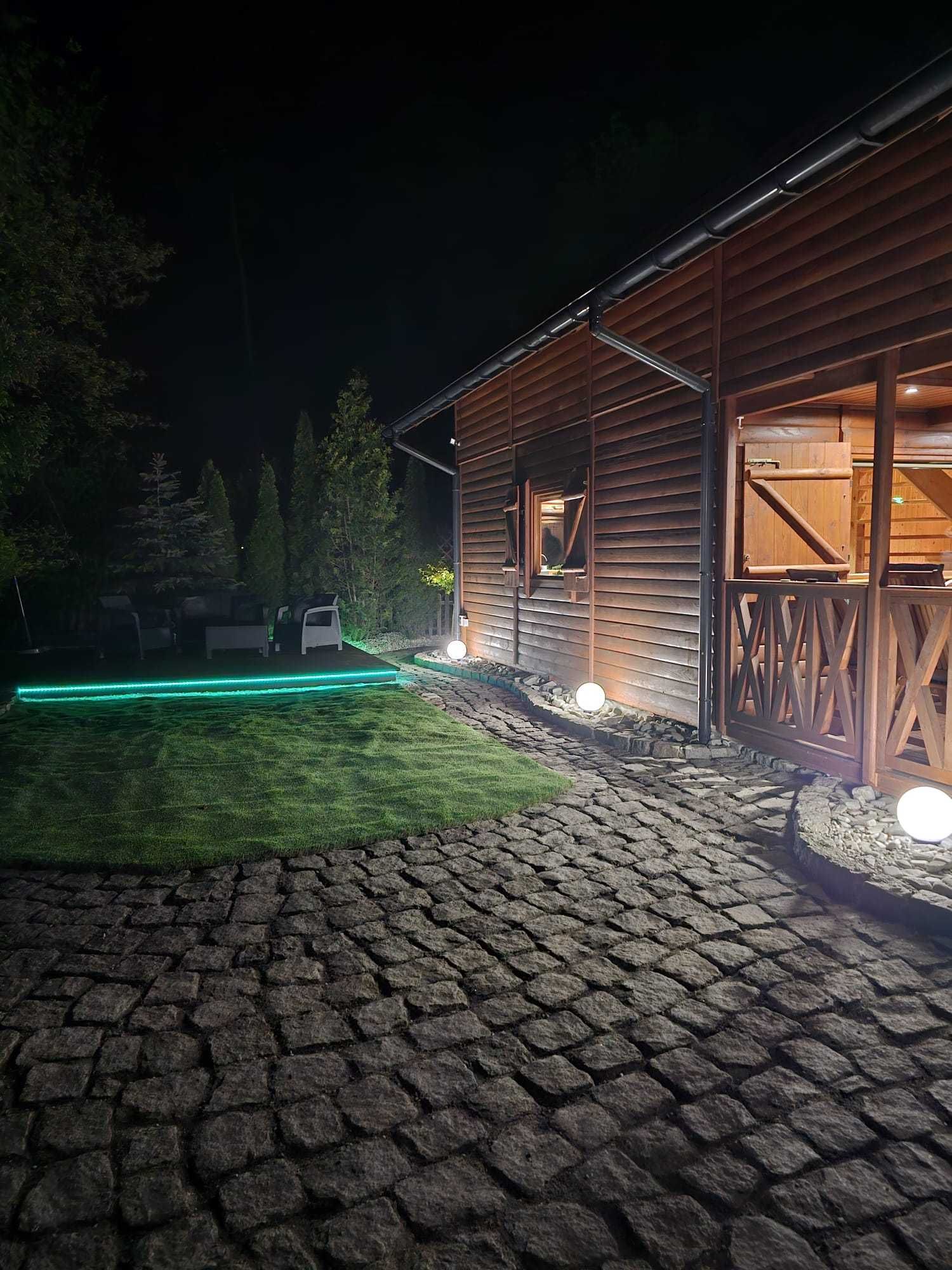 DOMEK  z jacuzzi w Przyjezierzu-terminy wrzesien/pazdziernik