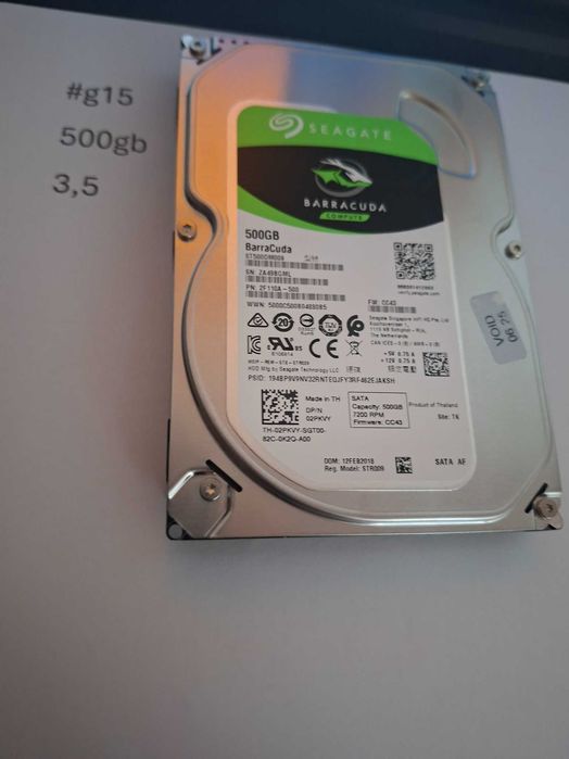 dysk twardy 500gb 3,5 sprawny #g15
