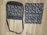 Mufki ogrzewacze i torba do wózka handmade