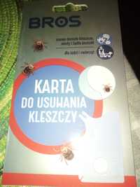 Bros karta do usuwania kleszczy