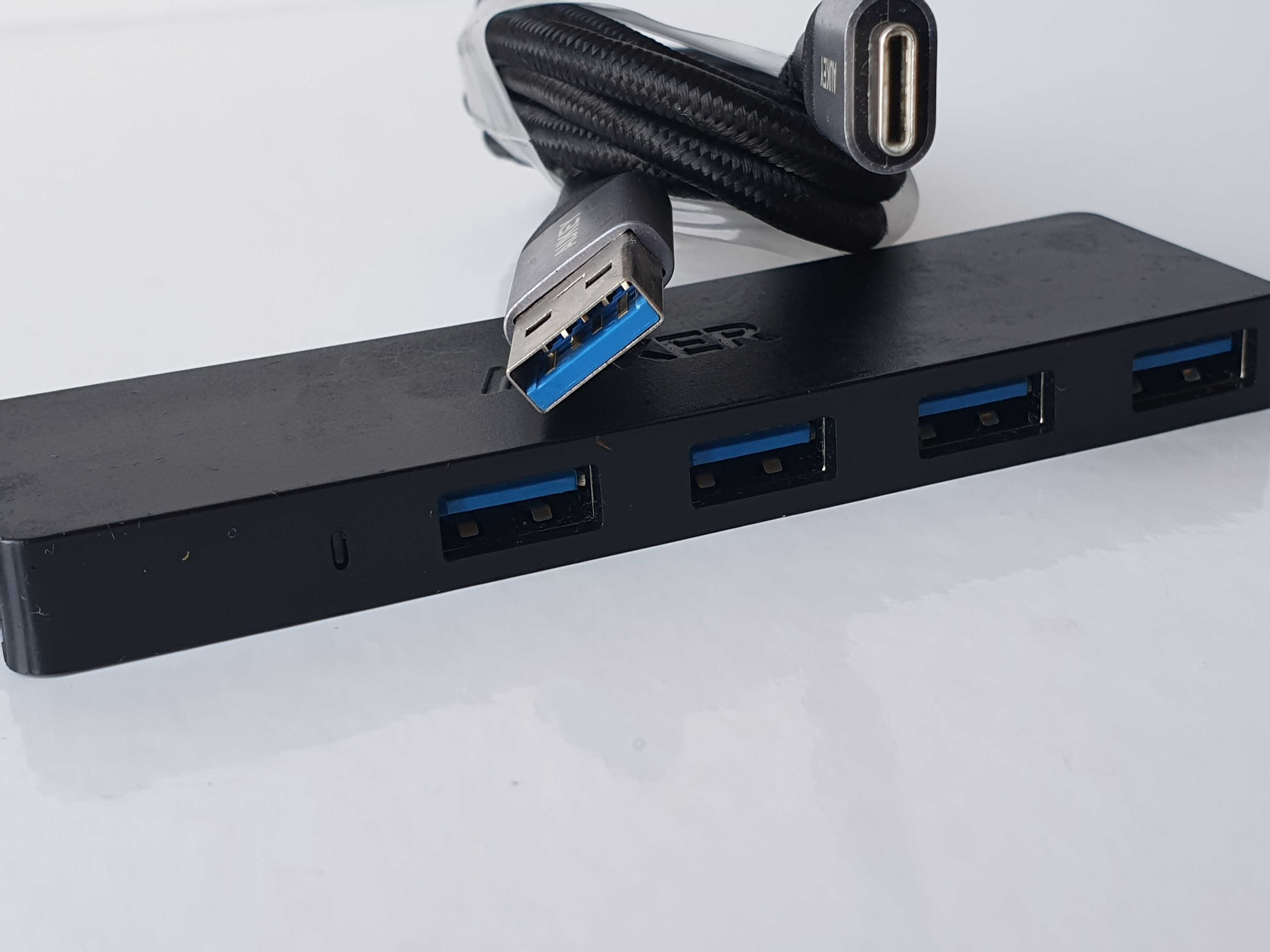 USB C Hub, 4-портовий адаптер USB 3.0 Anker
