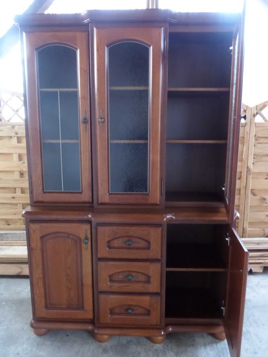 Kredens witryna brw BAWARIA kolor orzech stan bdb WYSYŁKA dowóz