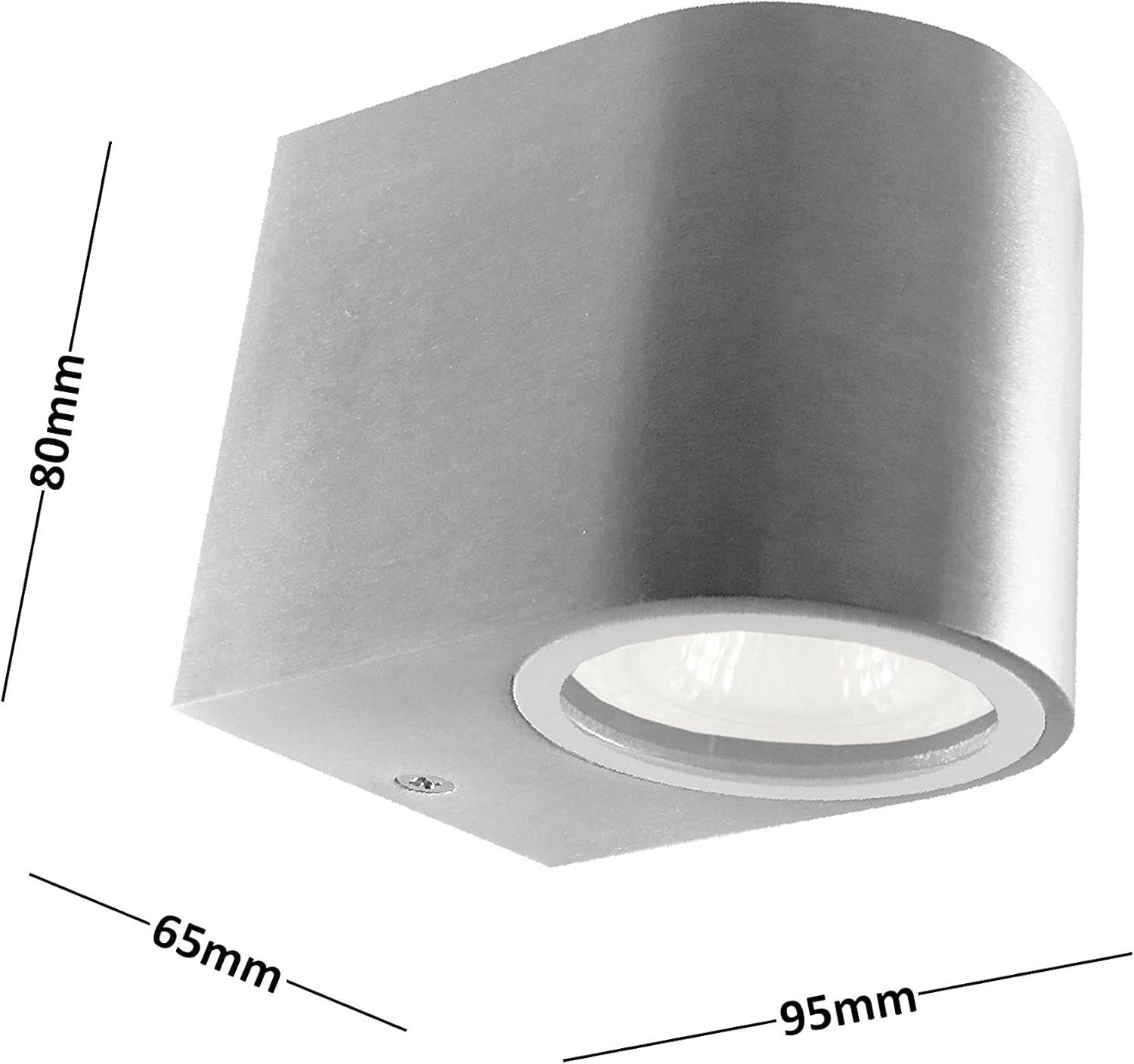Evolution 4 W Downlight LED lampa zewnętrzna lampa ścienna aluminium