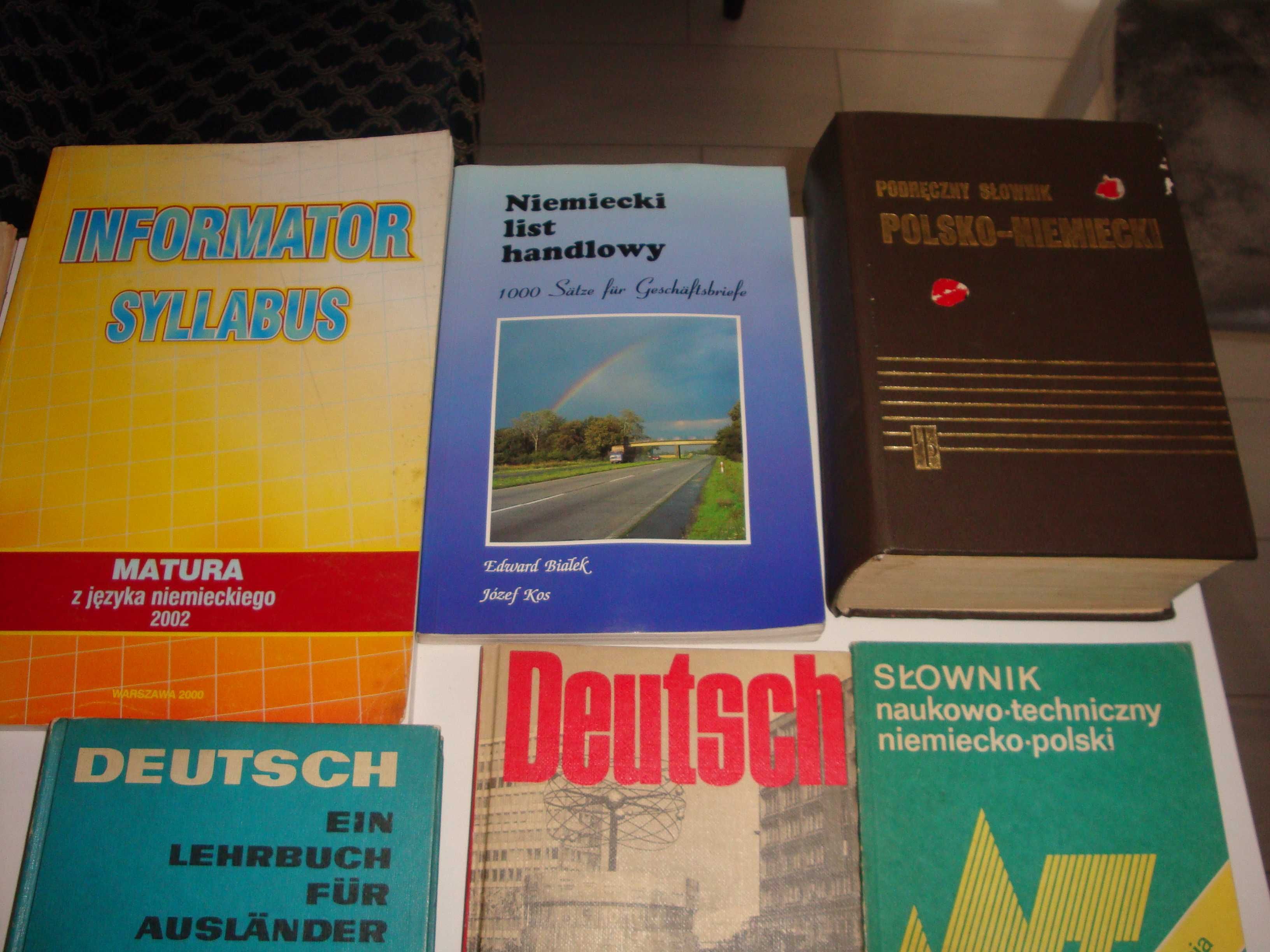 Zestaw książek do nauki języka niemieckiego
