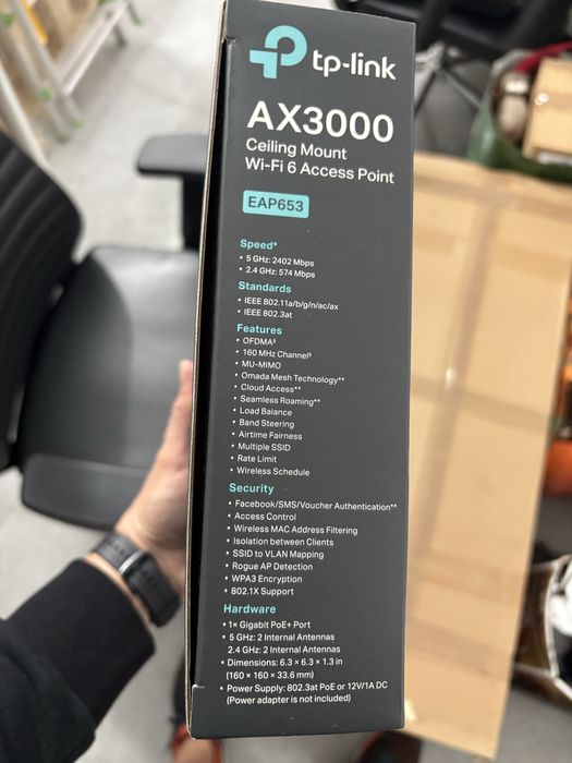 2x Access Point TP-Link EAP653 Wifi6