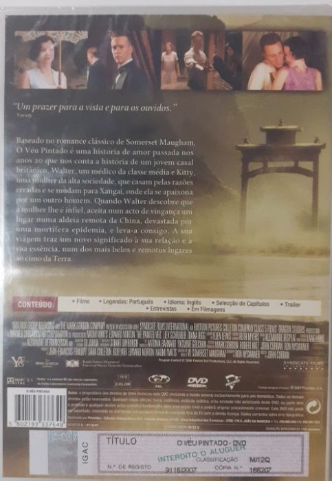 Conjunto 4 filmes DVD - Novos