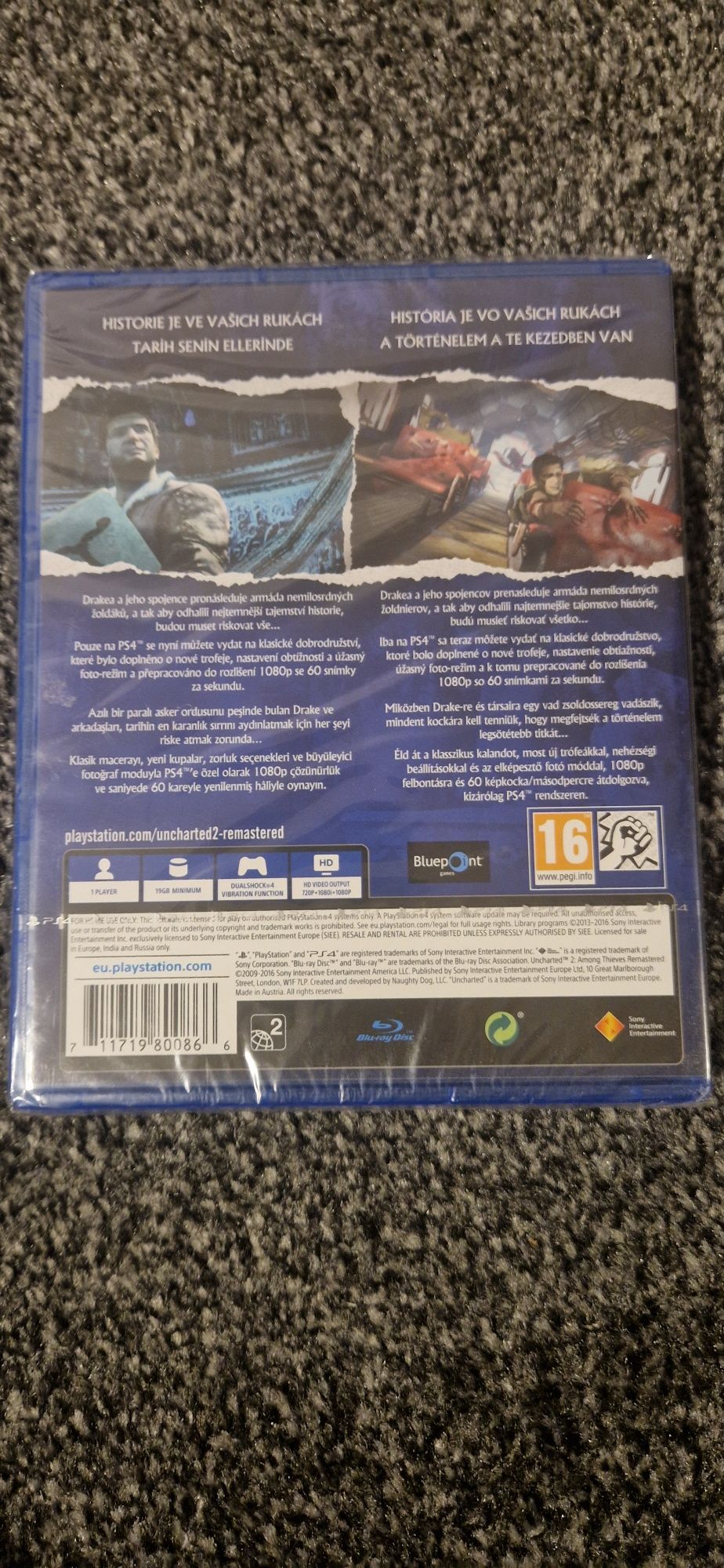 Uncharted 2 PS4 PS5 NOWA W FOLII