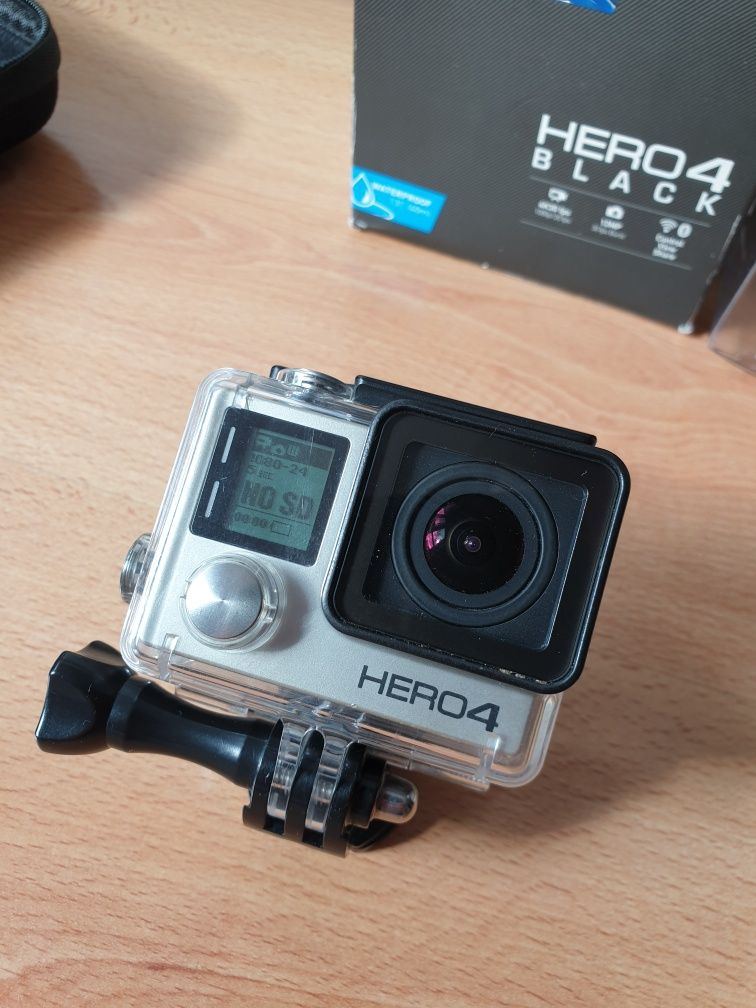 Kamera sportowa Gopro Hero 4 Black LCD Touch BacPac + case + akcesoria