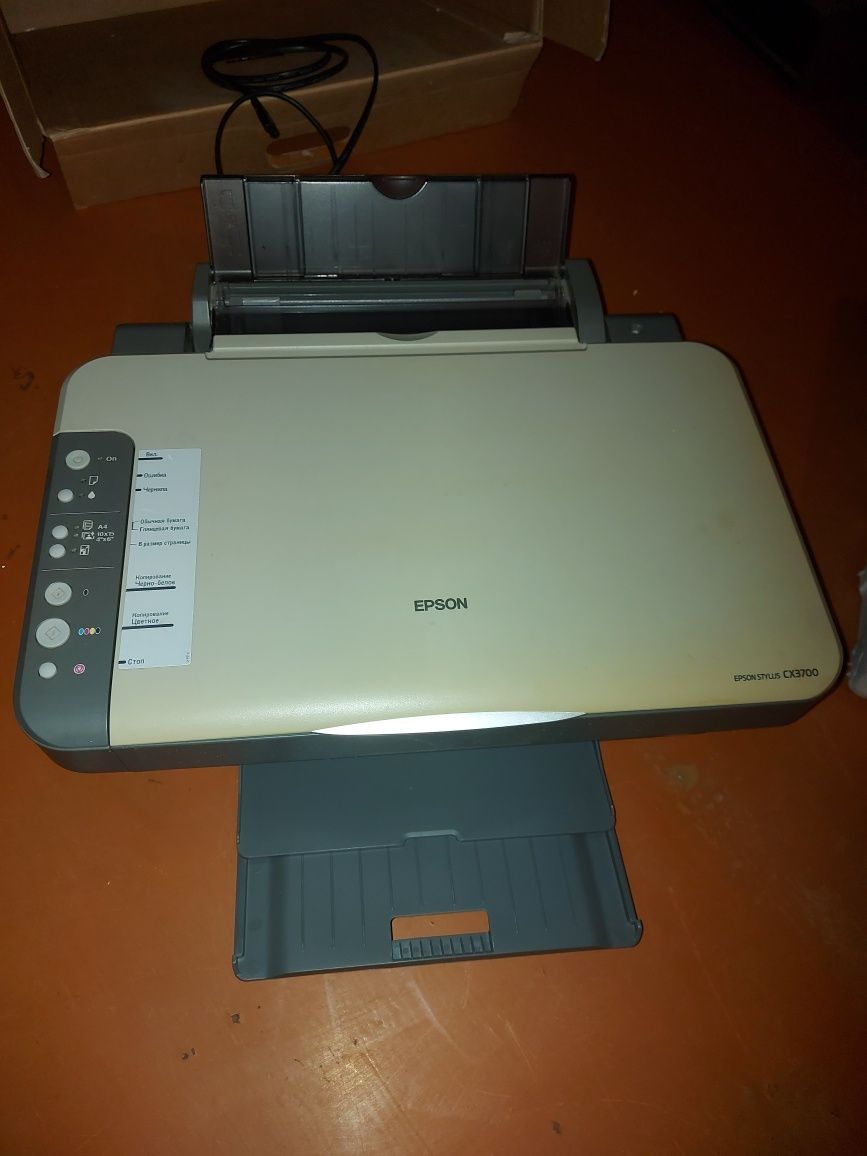 Сканер принтер кольоровий БФП Epson Stylus CX3700 з СБПЧ