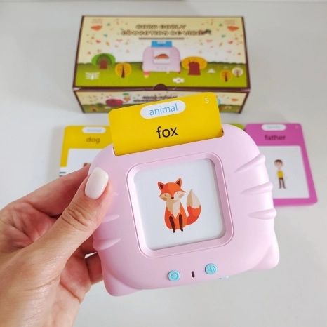 Интерактивная игрушка говорящие карточки Монтессори