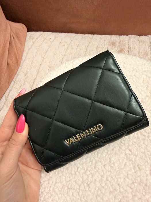 Portfel czarny damski Valentino