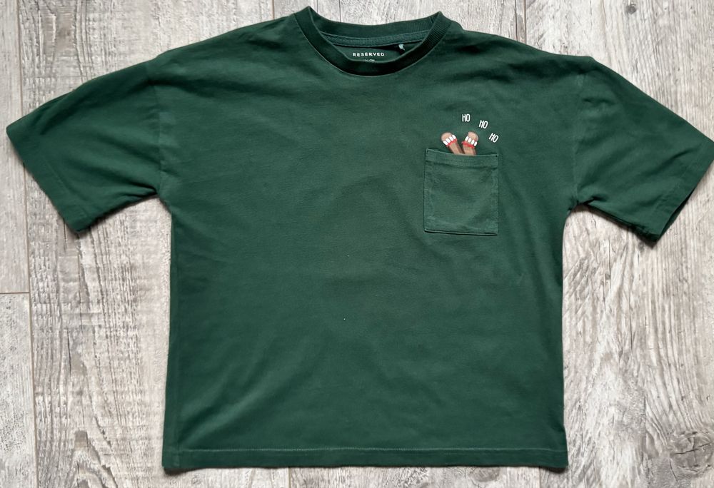 Świąteczna koszulka chłopięca  Reserved Rozmiar 134