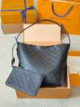 Grande bolsa de couro LV all inbb preta