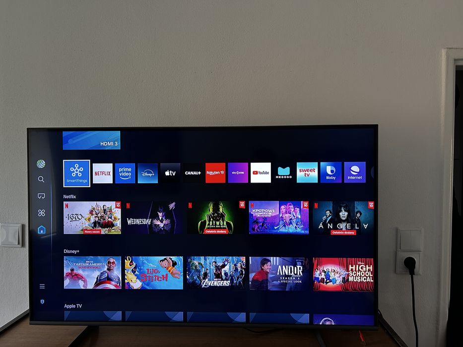 Telewizor Samsung 43” QLED 4K Smart TV – stan idealny !