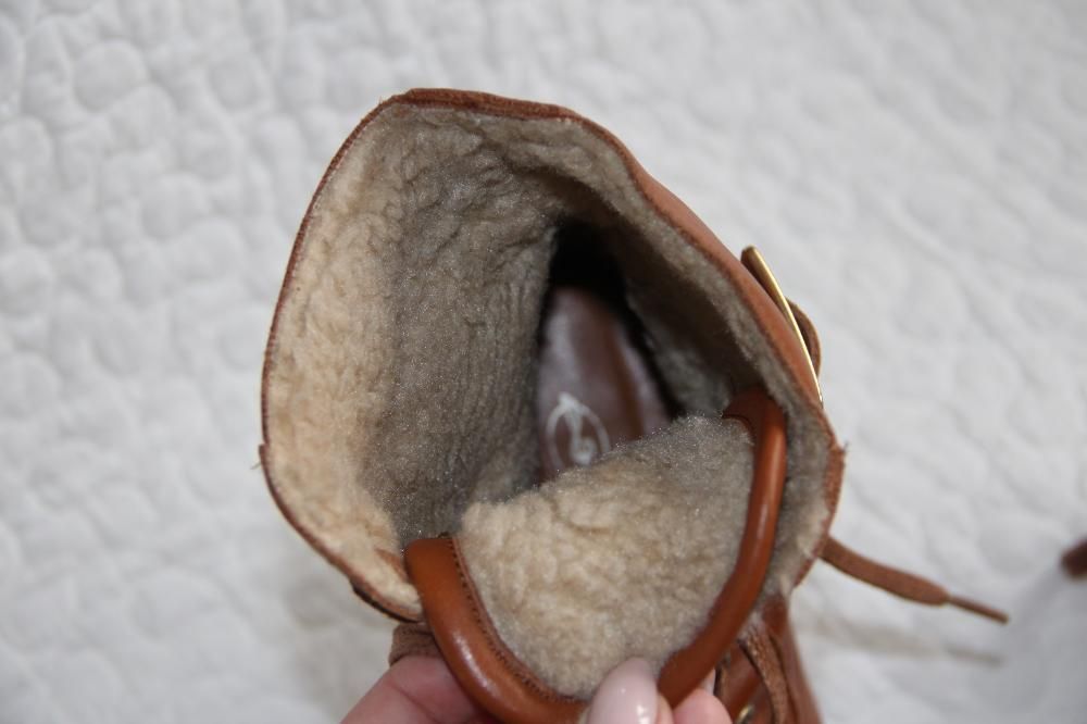 Stradivarius botki karmelowe ocieplane jak nowe 38