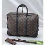 Męska torba aktówka teczka na laptop Louis Vuitton, skóra 76-09