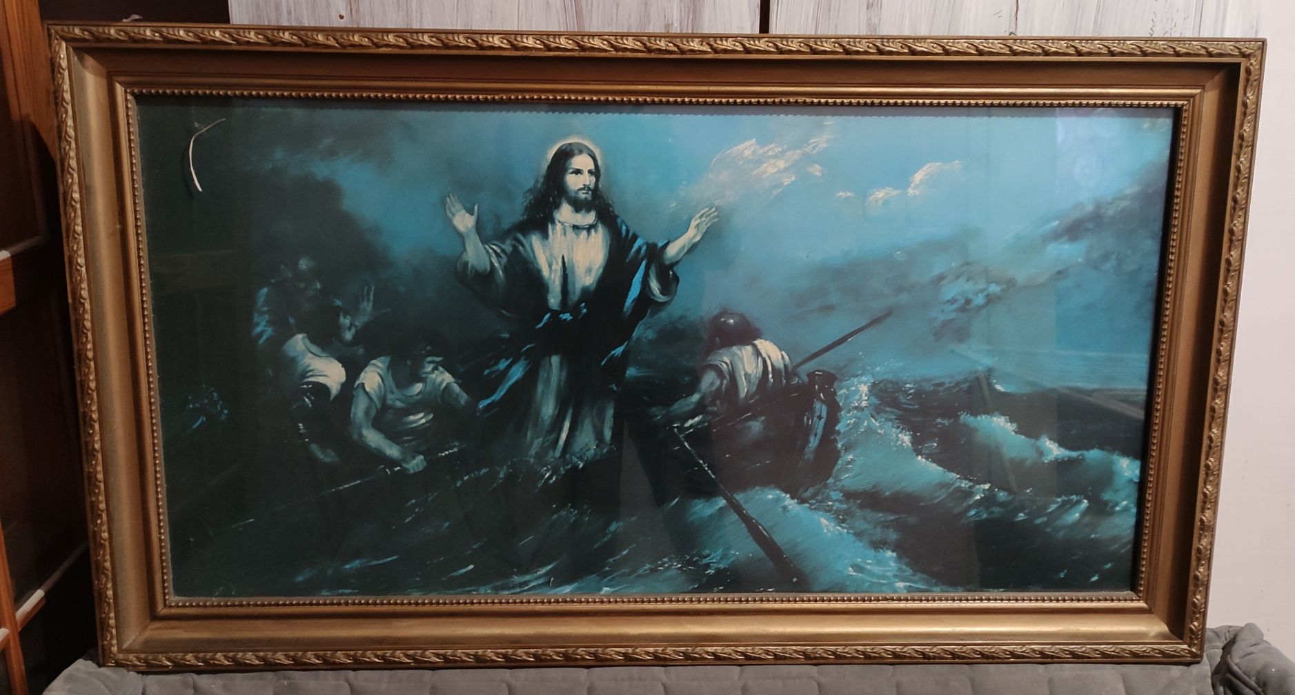 Obraz Jezusa na łodzi