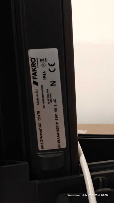 Roleta FAKRO ARZ z-wave 55x78