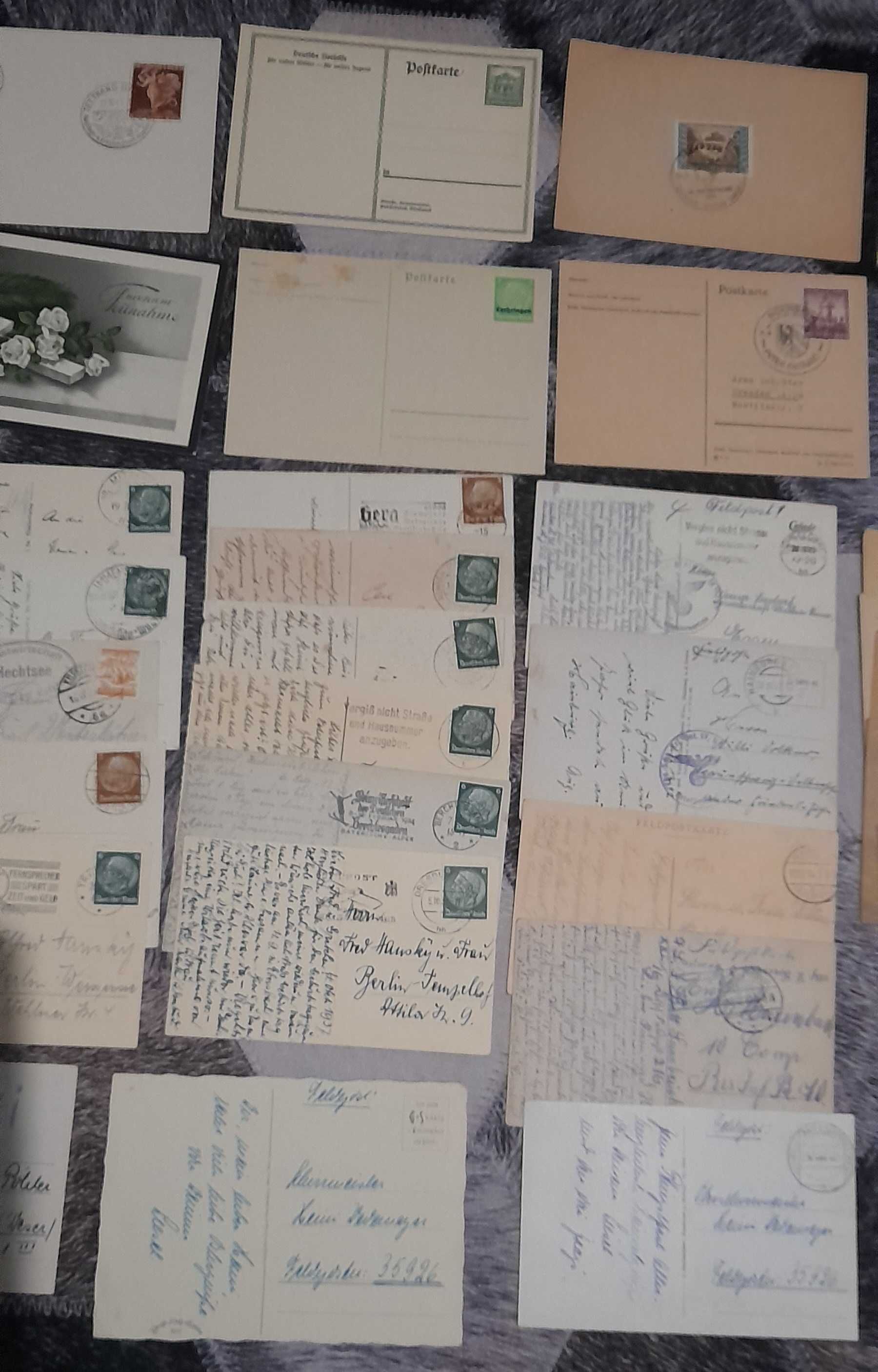koperty pocztowki karty pocz Niemcy rzesza feldpost