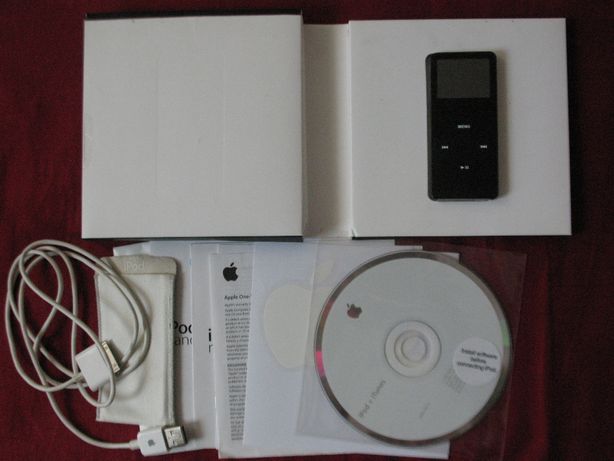 Apple iPod Nano 1st gen 2GB BLACK BOX zestaw