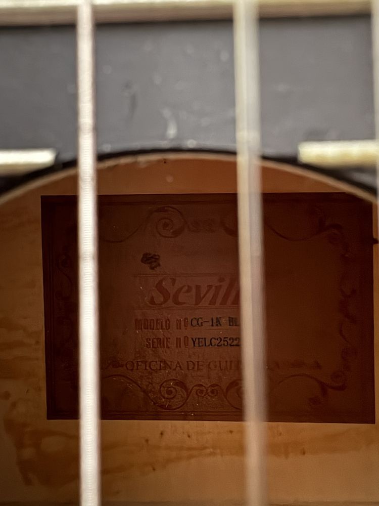 Guitarra classica Sevilha Azul
