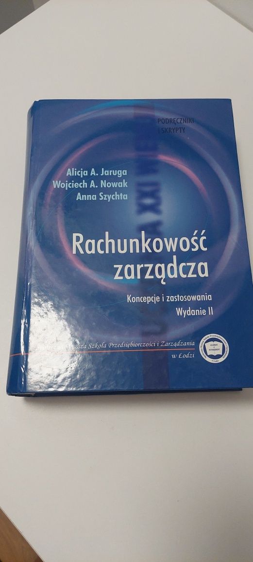 Rachunkowość zarządcza koncepcje i zastosowanie wydanie II