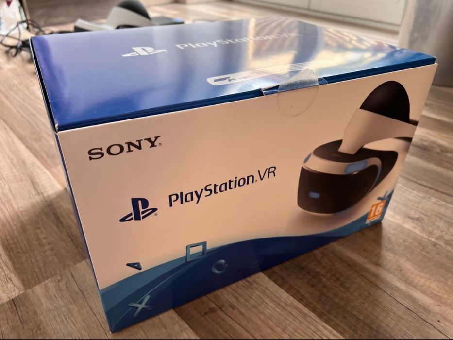 Zestaw PlayStation VR + aim controller + pad + przejściówka ps5