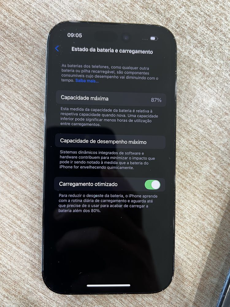 iPhone 14 Pro tudo de origem e a trabalhar a 100%