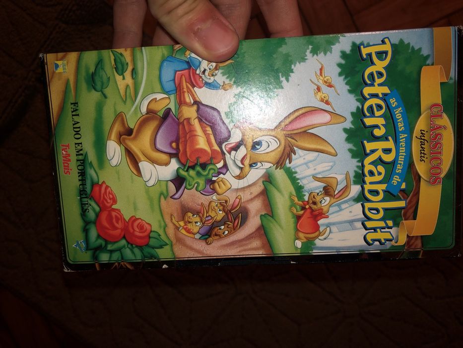 Filme as novas aventuras de Peter Rabbit (em cassete)