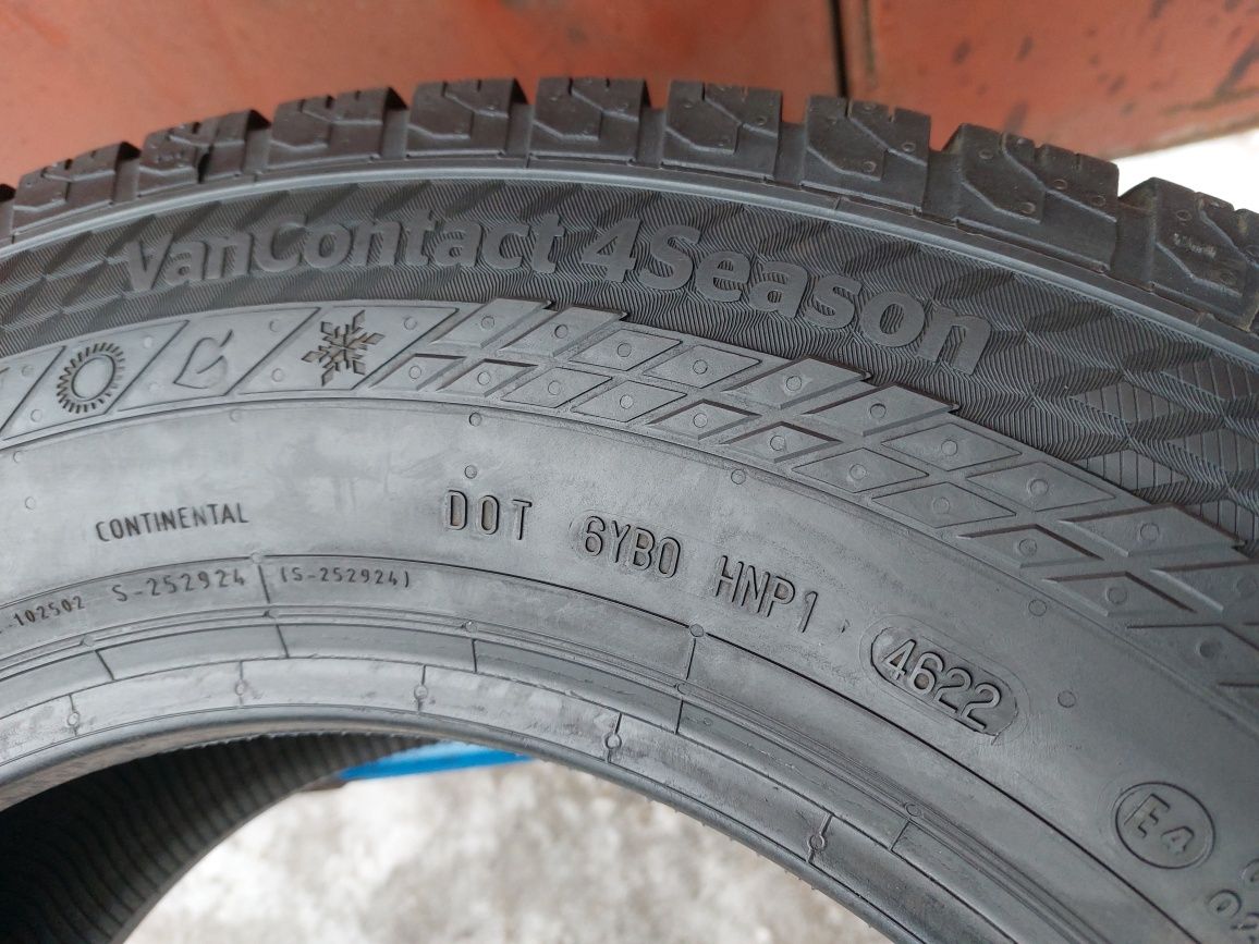 235/65/16C R16C 121/119R Continental VanContact 4Season 4шт шини