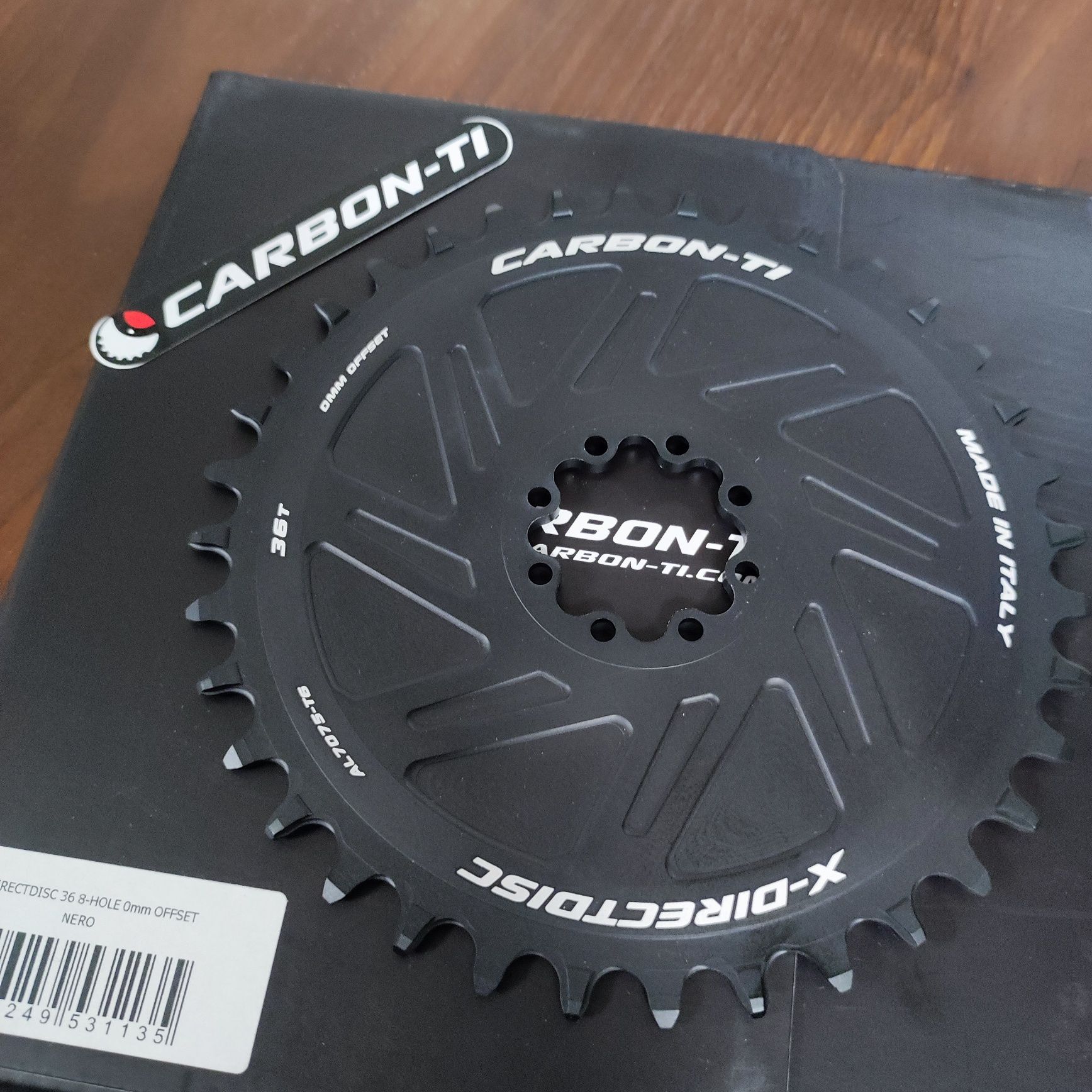 Tarcza Carbon-Ti X-DirectDisc 36T offset 0 na 8 śrub NOWA